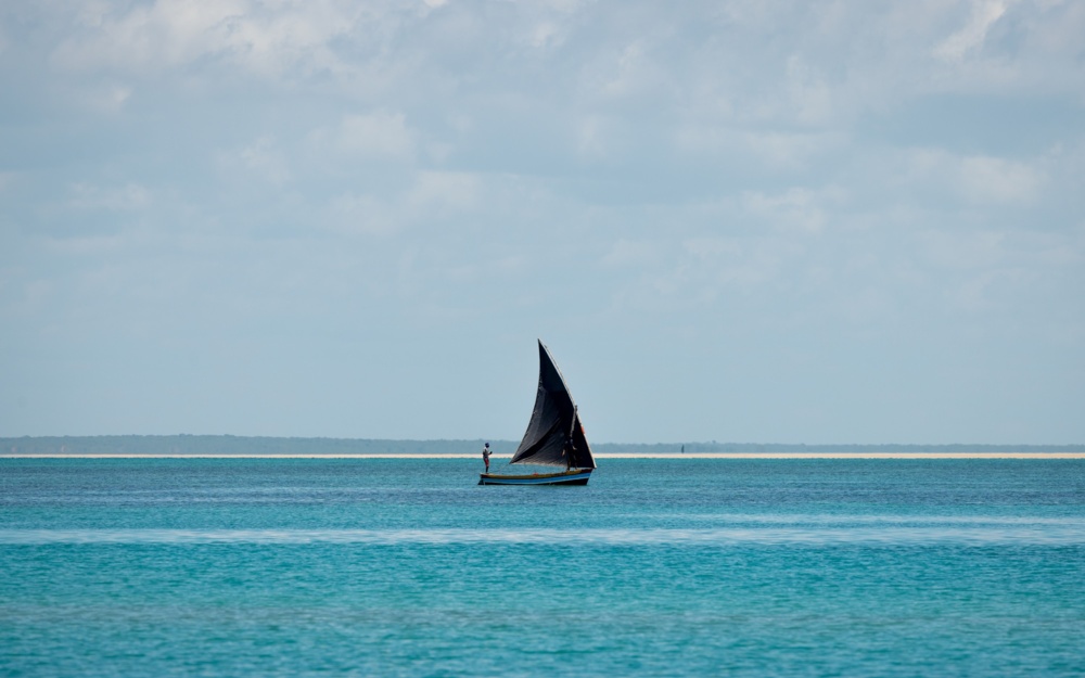 Artisanal vessel in Mozambique