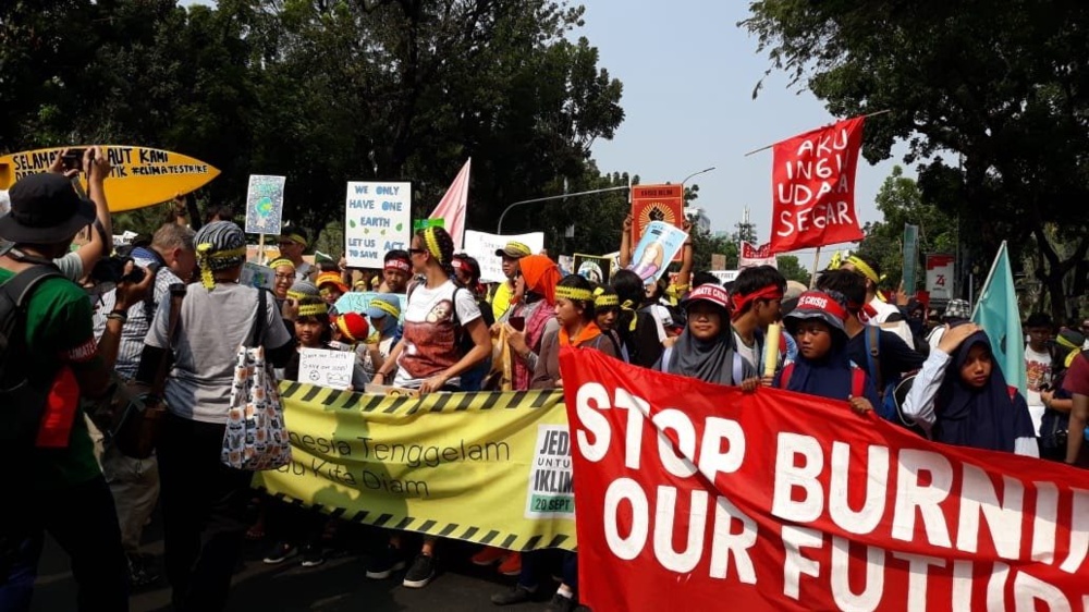 Climate protest