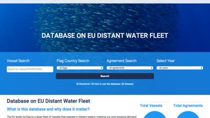 Newly released database helps build the transparency within EU's distant fleet