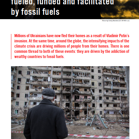 Putin's war: fuelled, funded and facilitated by fossil fuels