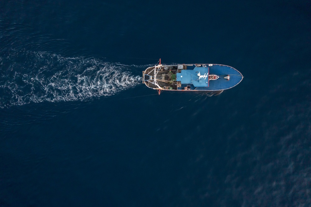 Fishing vessel in the Aegean