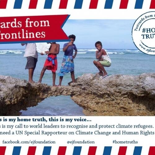 Your Postcards from the Frontlines will be arriving at the UN today