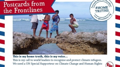 Your Postcards from the Frontlines will be arriving at the UN today