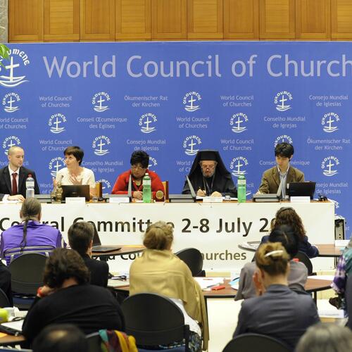 EJF presents to World Council of Churches Central Committee