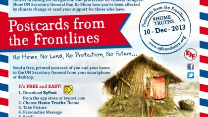 EJF's 'Postcards from the Frontlines' goes live!