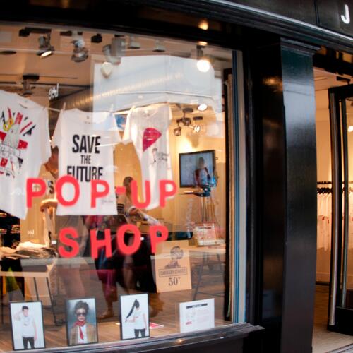 6 more weeks for EJF's pop up shop on Carnaby Street