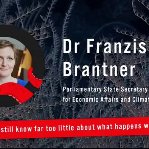 Dr Franziska Brantner: "We still know far too little about what happens when we intervene"