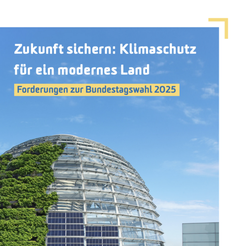 Zukunft sichern: Klimaschutz für ein modernes Land – Forderungen zur Bundestagswahl 2025