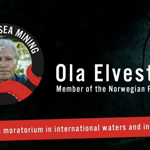 Ola Elvestuen: "We need a moratorium in international waters and in Norway"