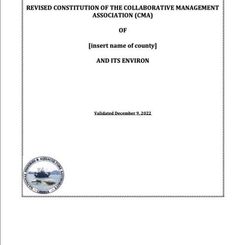 Sample CMA constitution