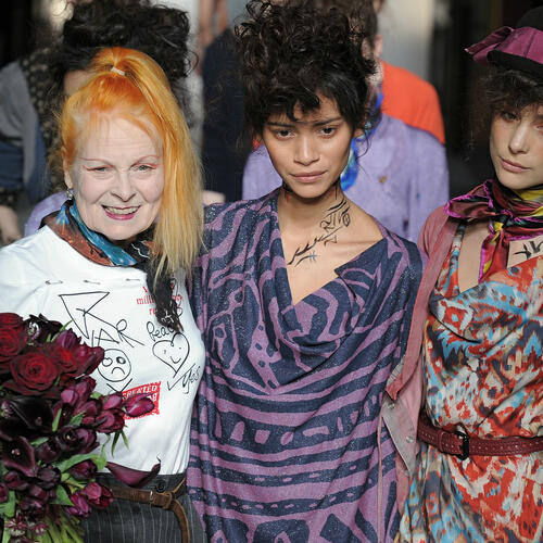 Vivienne Westwood's TShirt for EJF at London Fashion Week