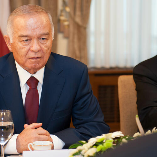 EU welcomes Uzbek President Karimov