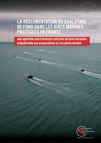 La réglementation du chalutage de fond dans les aires marines protégées en France