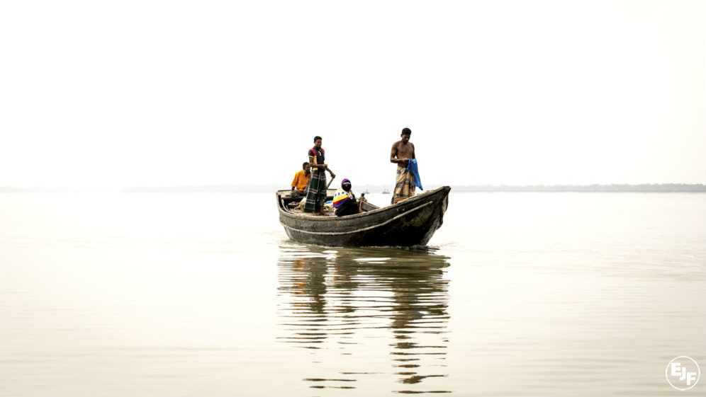 A Boat On The Kholpetua River Bordering The Sunderbans Website