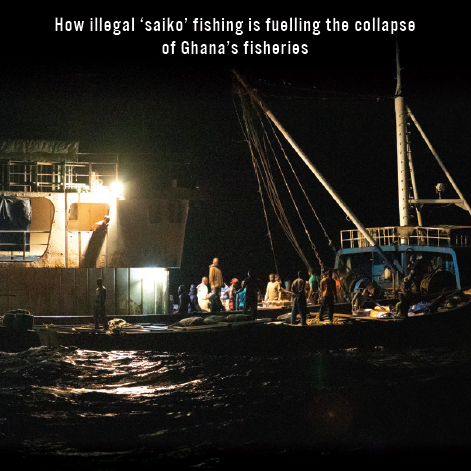 Stolen at sea: How illegal ‘saiko’ fishing is fuelling the collapse of Ghana’s fisheries