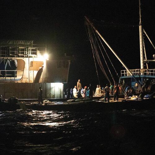 Trawler fined for targeting undersized fish with illegal nets in Ghana