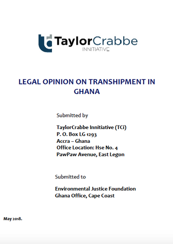 Legal Analysis on Transshipment in Ghana