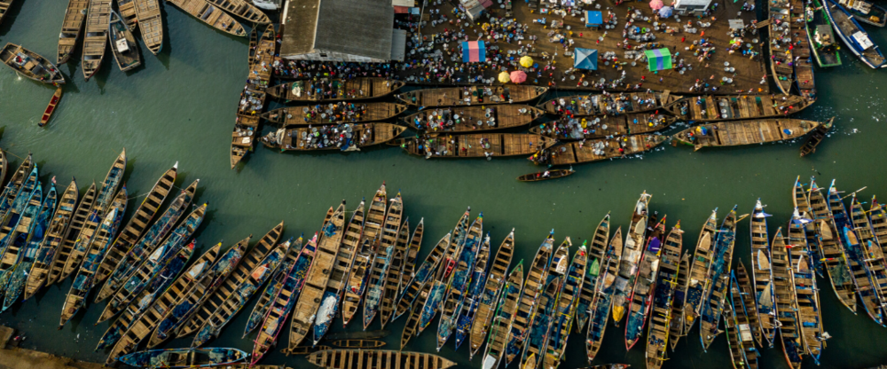 Ghana canoes