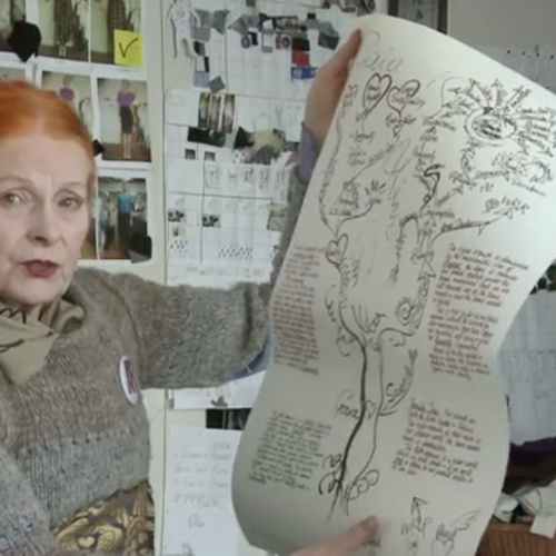 Vivienne Westwood on her "War and Peace" T-shirt
