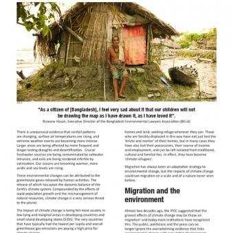 Climate change and migration: Forced displacement, ‘climate refugees’ and the need for a new legal instrument