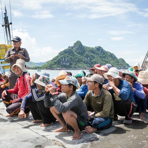 EJF in the field: Vessel monitoring training in Thailand