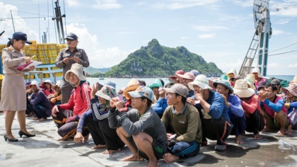 EJF in the field: Vessel monitoring training in Thailand
