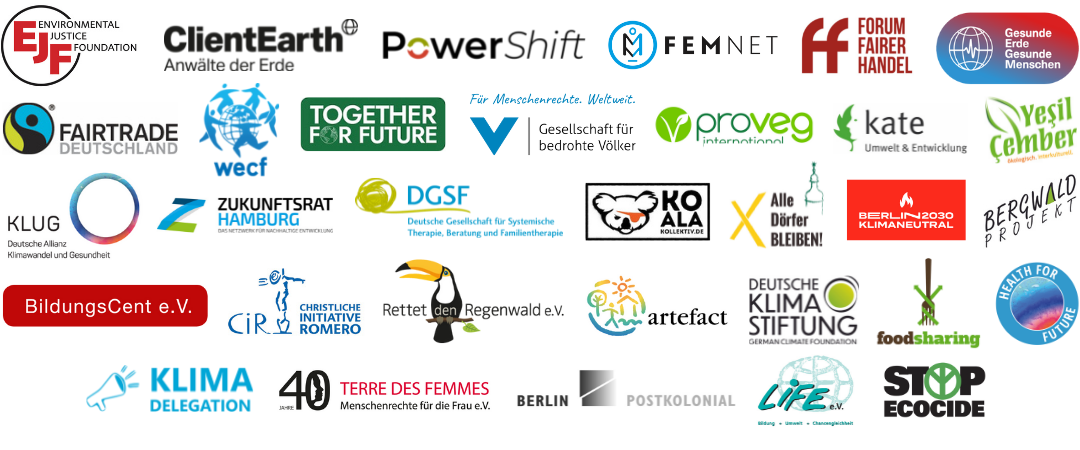 Klimagerechtigkeit Partnerorganisationen