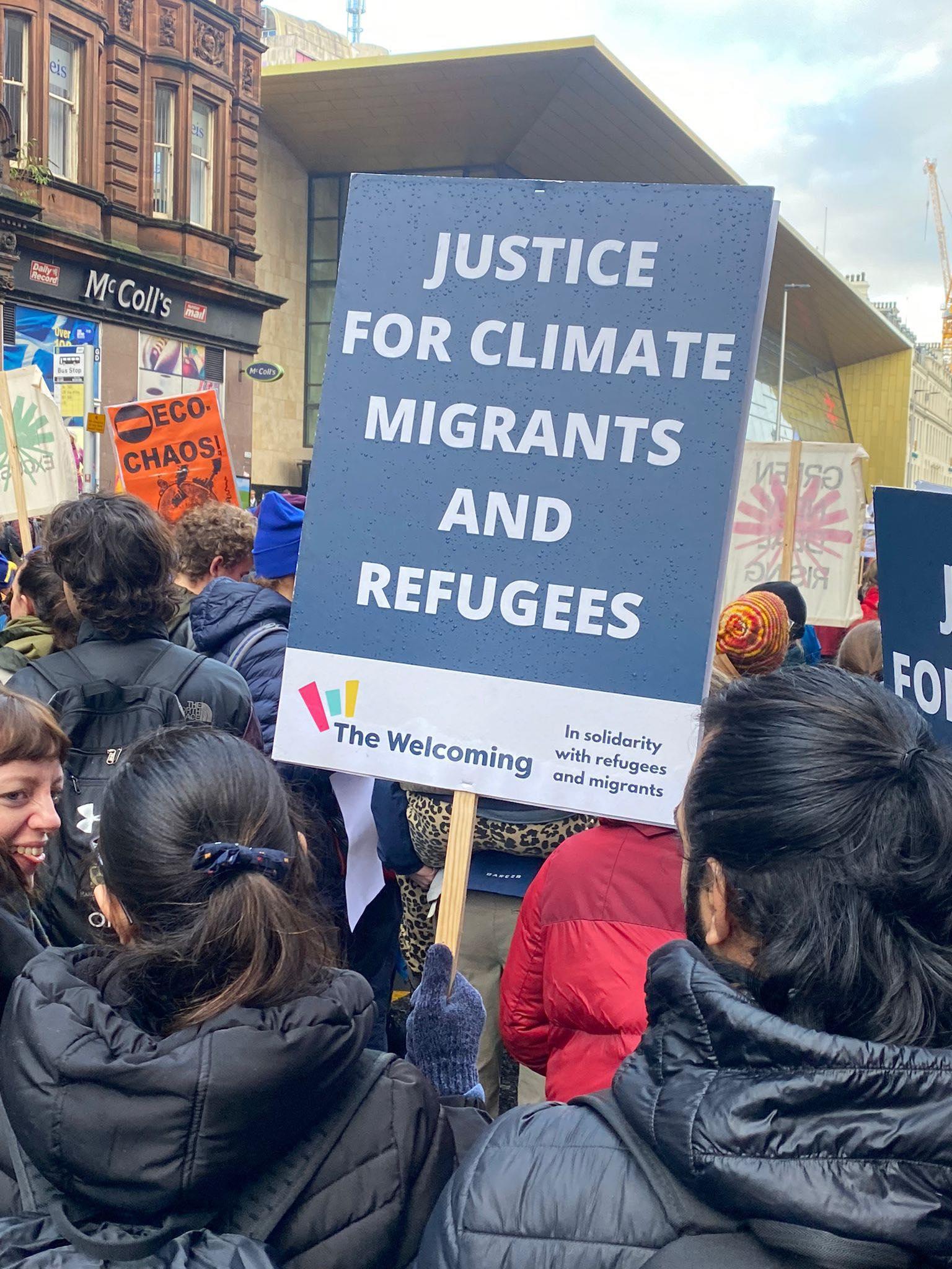 Justice for climate migrants and refugees