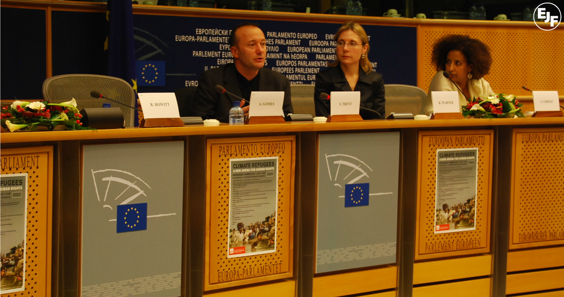 EJF brings the issue of climate refugees to the European Parliament