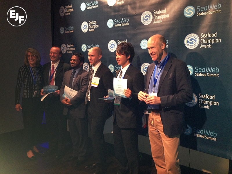 EJF wins 2015 Seafood Champion Award for Advocacy at SeaWeb Seafood Summit