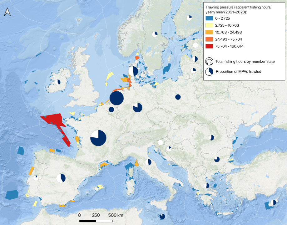 Trawling in EU Natura 2000 MP As