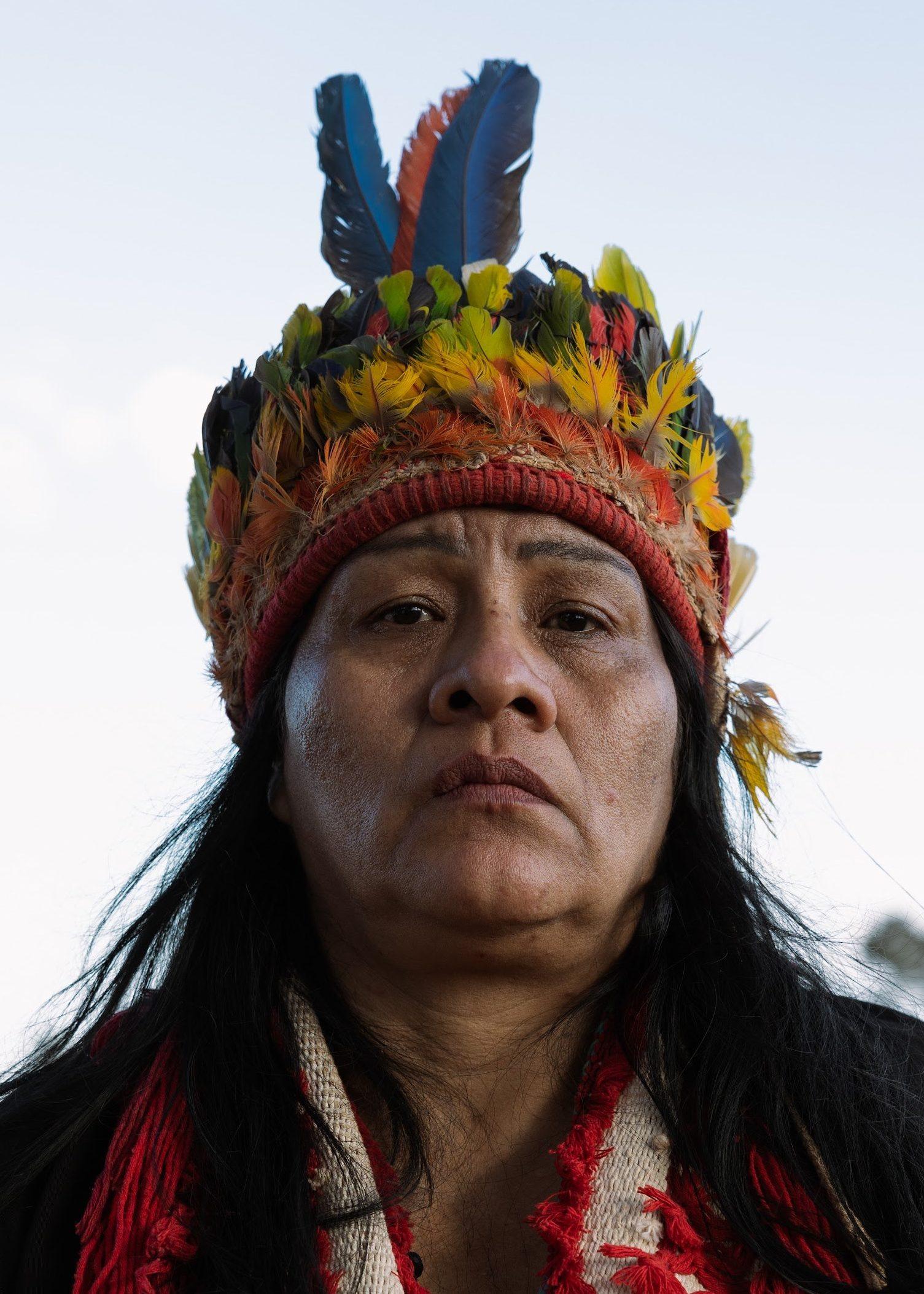 Valdelice Veron from the Guarani Kaiowá community