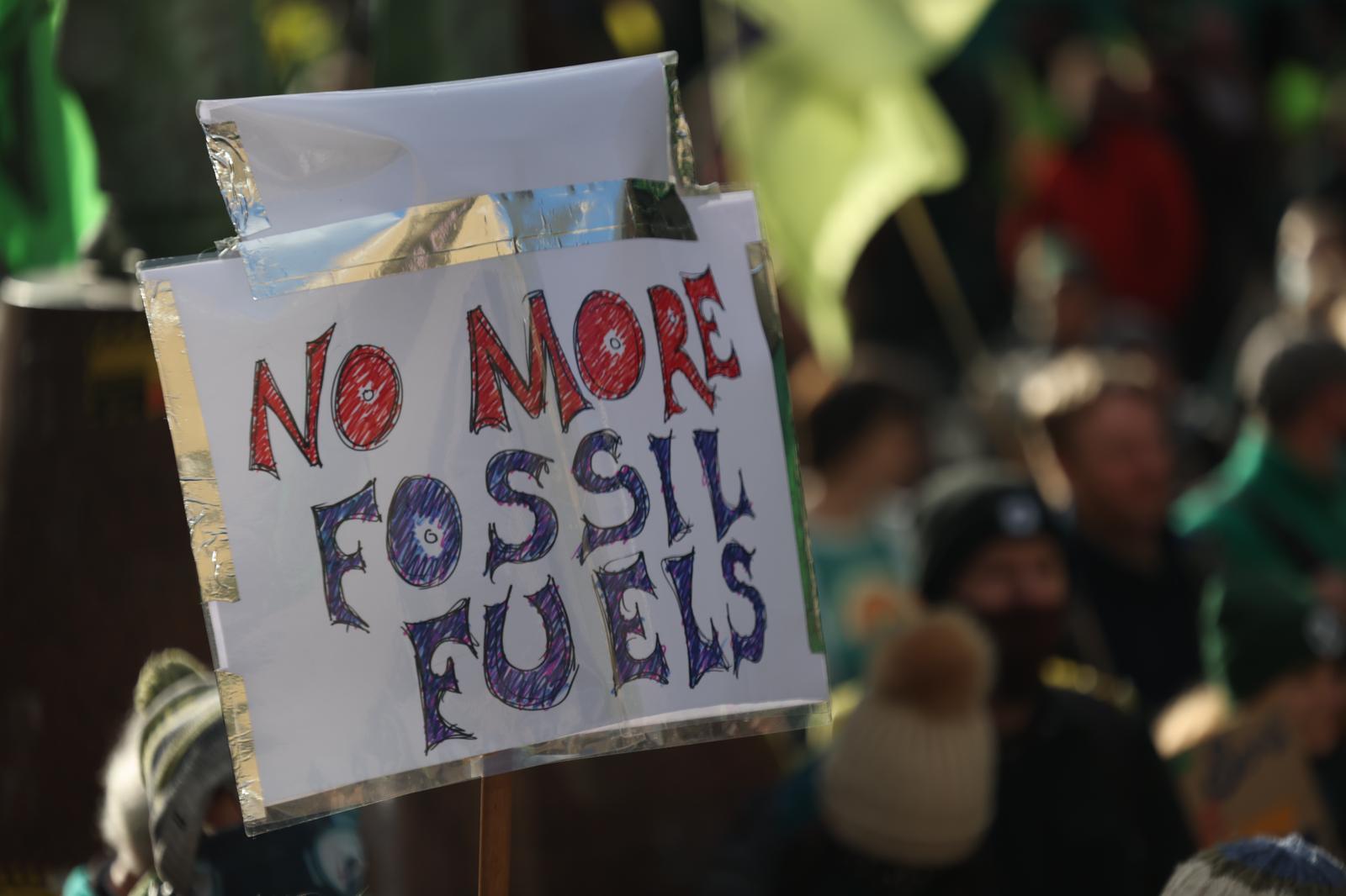 No more fossil fuels