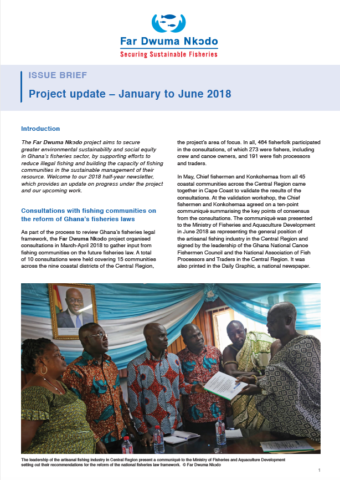 Far Dwuma Nkodo Project Update January to June 2018