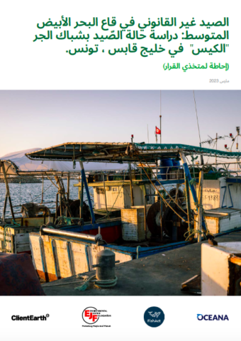 الصيد غير القانوني في قاع البحر الأبيض المتوسط: دراسة حالة الصّيد بشباك الجر "الكيس" في خليج قابس ، تونس